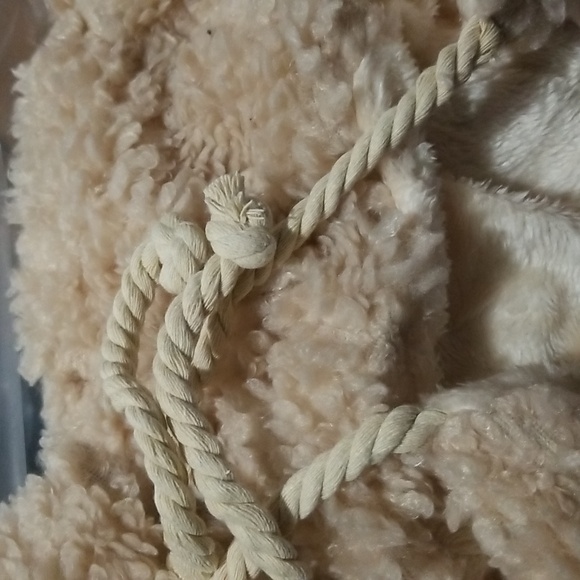 🍎 Nwt Plush Bear Hat Faux Fur Animal Critter Cute Ear Flaps Beanie - Picture 7 of 7